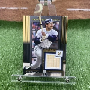 2024 Topps Museum Collection Meaningful Material Relic LEGEND Reggie Jackson /35 - Picture 1 of 5