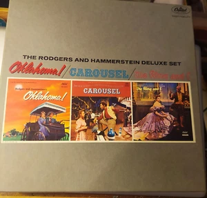 Rodgers And Hammerstein BOX Set Vinyl Record "King And I , Carousel Oklahoma" EX - Picture 1 of 5