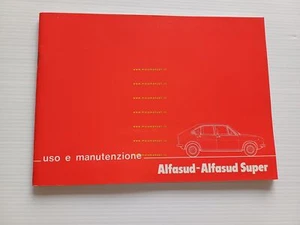 Alfa Romeo Alfasud - Alfasud Super 1977 manuale uso manutenzione originale - Picture 1 of 10