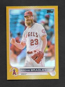 2022 Topps Update Series ARCHIE BRADLEY Gold Foil - LOS ANGELES ANGELS - #US98