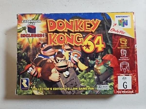DONKEY KONG 64 - CIB- Game + Manual + Insert + Puller- Mint Condion - No Exp Pak - Bild 1 von 10