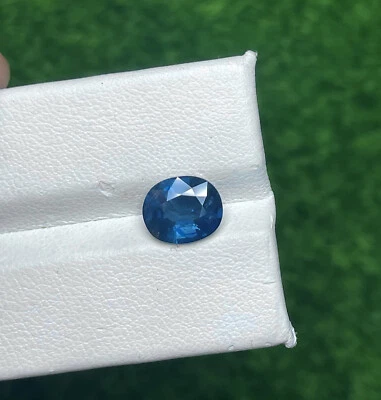 2.38ct AIG Certified 100% Natural Blue Sapphire Loose Gemstone - Image 1 of 2