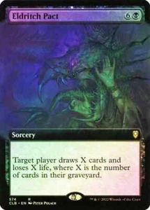 Eldritch Pact Foil Extended Art Commander Legends Battle for Baldur's Gate NM - Imagen 1 de 1