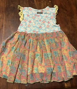 Top Svolazzante Matilda Jane Homecoming Sara Multicolore Parde Bambina Taglia 8 - Foto 1 di 5
