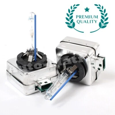 Porsche Macan 95B 2014-2018 Pair D3S Xenon Hid Bulbs 35W Ice Blue 8000K Low Beam - Image 1 of 4