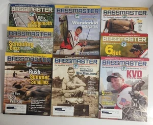 Bass Master Magazines 2005 - 8 Issues Techniques Fishing Tackle Boats Water - Imagen 1 de 9