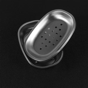 Seifenkiste Schale für Dusche Bad klein Edelstahl Behälter Ablage - Bild 1 von 11