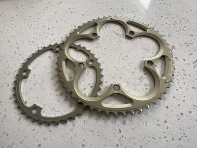 SRAM Powerglide Chainrings Set 53t 39 Tooth 130 BCD 10 Speed Ring 53 Anodized - Image 1 of 4