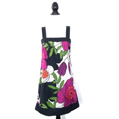 Buffalo David Bitton Silk Blend Floral Square Neck Sleeveless Dress Size Small - Image 1 of 4
