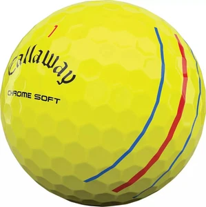 12 Callaway Chrome Soft Yellow Triple Track AAAAA NEUWERTIG Golfbälle - - Bild 1 von 1