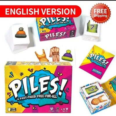 Piles! A Fast-paced Free-for-all Card Game Family Kids Board Game Age 8+Party - Image 1 of 4