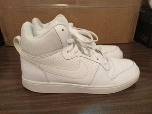 Nike Court Borough Mid 838938-111 dreifach weiß Turnschuhe Herren Größe 10 " - Bild 1 von 7
