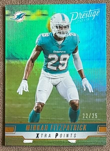 2019 Prestige Xtra Points Bronze #125 Minkah Fitzpatrick /25 Miami Dolphins Bama - Picture 1 of 2