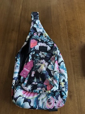NWT Vera Bradley ReActive Sling Backpack Bag in Watermelon Floral Garden Picnic - Image 1 of 4
