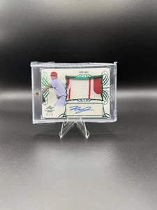 2021 Leaf Trinity MICK ABEL Patch Auto Green /75 Philadelphia Phillies - Picture 1 of 2