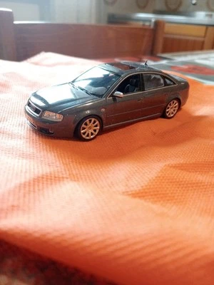 Audi RS6 C6 2008 Berlina Grigio Antracite 1:43 Minichamps In Box - Immagine 1 di 4