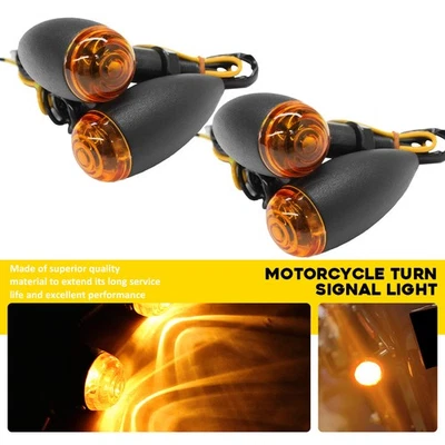 4x intermitente de luz de giro para motocicleta Harley Davidson Sportster XL1200 883 Foto 1 de 4