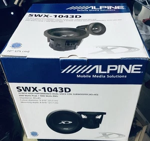Alpine Type X 10” Subwoofer - Picture 1 of 5