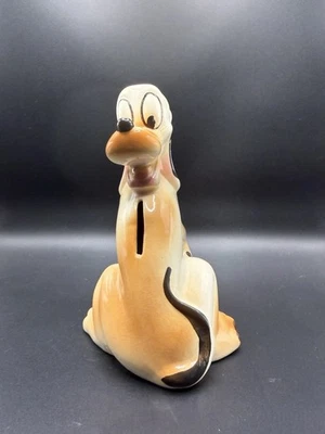 Vintage Disney Pluto Ceramic Bank – 1950s/60s Pottery Coin Bank - Image 1 of 4