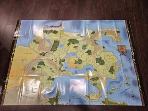 GREYHAWK ~ 4 Poster Giant Map 57 x 39 ~ © 2005 Wizards ~ Dungeons & Dragons Lot - Picture 1 of 2