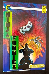 NINJA FUNNIES #4 (Eclipse Comics 1987) -- Independent Horror Cover -- VF - Picture 1 of 2