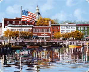 Annapolis - 600 Piece Wooden Jigsaw Puzzle - Picture 1 of 8
