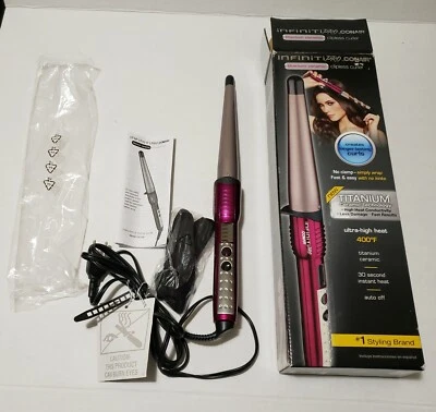 Conair Infiniti Pro Clipless  Curler Titanium Ceramic Technology High Heat  NEW - Image 1 of 4