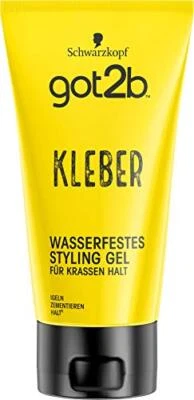 got2b Schwarzkopf Kleber, wasserdichtes Stylinggel, 1er Pack (1x150ml)