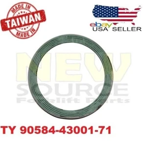 90584-43001-71 80917-76005-71 TOYOTA 4Y CARRETILLA ELEVADORA JUNTA ESCAPE ANILLO JT141 - Imagen 1 de 4