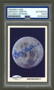 Gerald Griffin Signed 1992 Space Shots Card #312 (PSA) Apollo 11 Flight Director - Picture 1 of 2