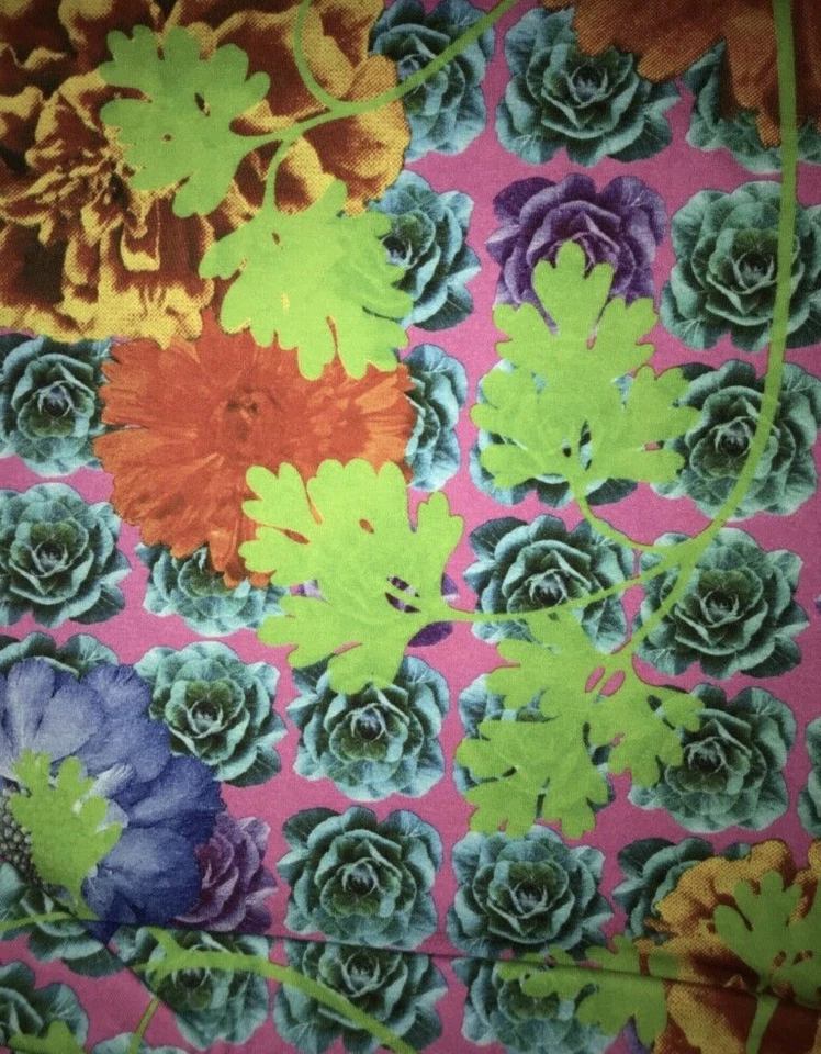 0,5m Oilily Blumen Jersey Stoff - Bild 1 von 1