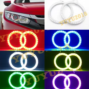 RGB halo ring for Honda Civic 16-21 Headlight LED angel eye Bluetooth DRL lamp - Bild 1 von 12