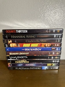 Lot of 10 Classic DVDs - Iconic Movies, Famous Actors, Timeless Classics - Picture 1 of 11