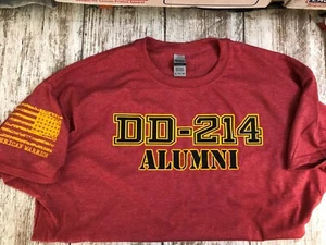 DD-214 Alumni T-shirt, Army Marines, Navy Air Force USMC VII 823 - Bild 1 von 10