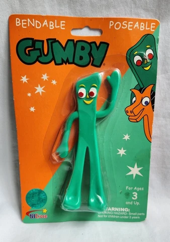 Gumby Poseable Bendable Toy Figure Prema Toy 2004 NEW Cover