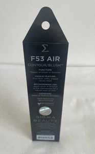 Sigma Beauty F53 Air Contour / Blush Brush - Sealed + Sigma Cream Coral Dawn - Picture 1 of 12