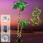 Kenvc beleuchtete Palme, Weihnachtsdekoration 6' 3,3', LED künstliche gefälschte Palme Tr...