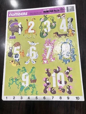 Vintage 1974 Golden Help Yourself Extra Thick Frame-Tray Puzzle  #4555B-32 - Image 1 of 4