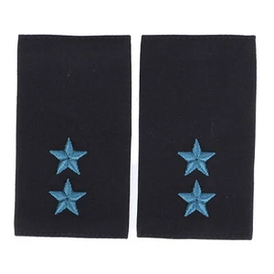 Schulterschlaufen 2 Sterne blau - 5 Paar - Bild 1 von 2