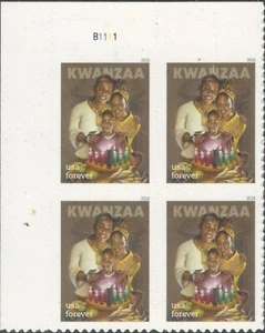 1 #5337 FOREVER KWANZAA PB OF 4. MÜLLEIMER 3,25 $. - Bild 1 von 1