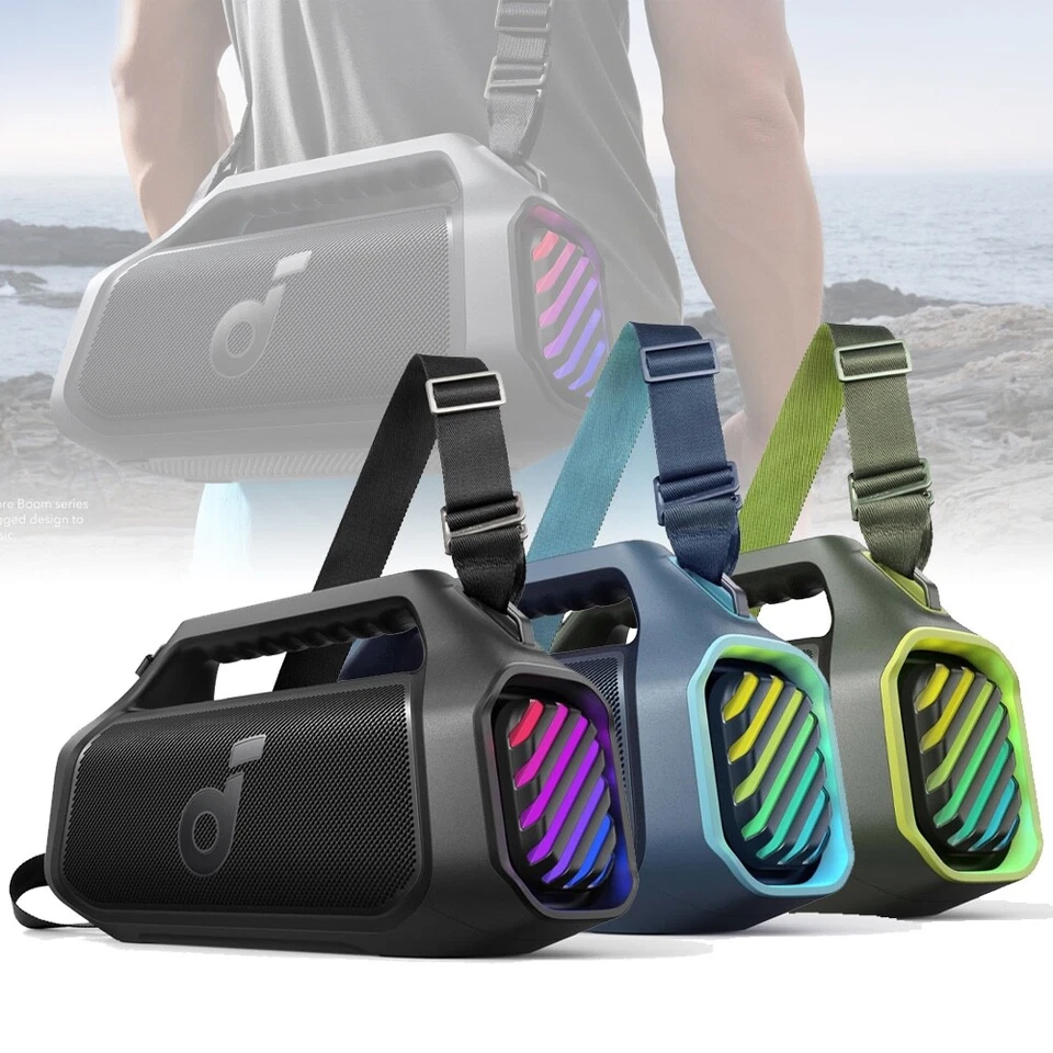 Soundcore Boom 2 Plus Outdoor Speaker 2+2 CH Stereo BassUp 2.0 Power Bank 140W - Image 1 of 1