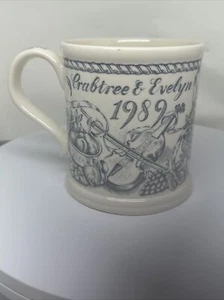 Mason's Ironstone England CRABTREE & EVELYN Londres 12 oz. Taza azul 1989 - Imagen 1 de 6