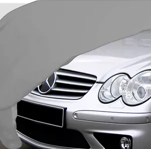 Mercedes SL R230 W230 Ganzgarage Car Cover Spiegeltaschen weich silbergrau Hülle - Picture 1 of 12