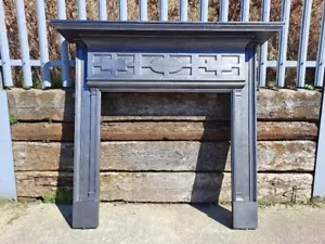victorian Edwardian cast iron fireplace mantel fireplace surround Cast Iron Fire - Picture 1 of 16
