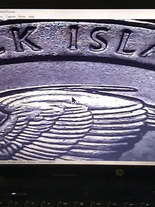 Error 2018-P Washington Rhode Island Block Island State Quarter Die cud Rev 013 - Bild 1 von 4