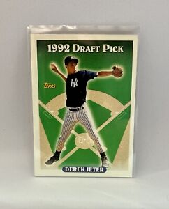 1992 TOPPS BASEBALL DEREK JETER ROOKIE CARD # 98 RC 1992 DRAFT PICK YANKEES MLB