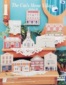 The Cat's Building Village Series XI Plastic Canvas Patterns By Douglas Designs - Picture 1 of 4