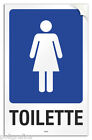 Cartello PVC adesivo "Toilette donna"