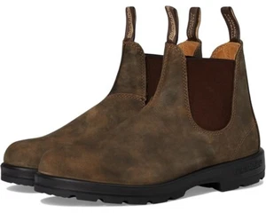 Blundstone 585 Stiefel Herren 11,5 rustikal braun Leder Knöchel zum Überziehen Chelsea JOBB326 - Bild 1 von 10