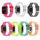 TPU Integrated Glacier Strap Transparent Strap Replace for iWatch1234567 Series